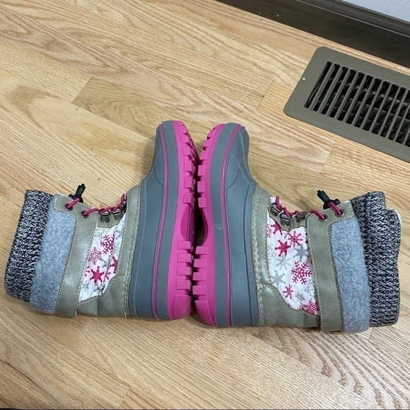 Winter Boots Girls Thinsulate Insulated Sz 2 Snow - Picture 3 of 8